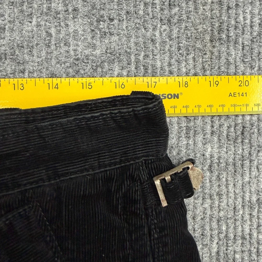 Vtg Polo Ralph Lauren Cargo Pants Mens 34x32 Black Paratrooper Corduroy Military